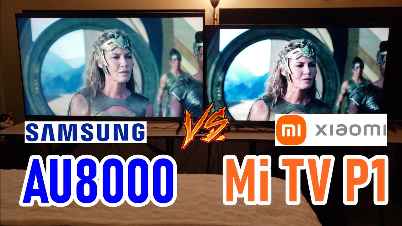 Samsung AU8000 vs Xiaomi P1 (Mi TV) - Smart TVs 4K ¿Cuál te conviene más comprar?