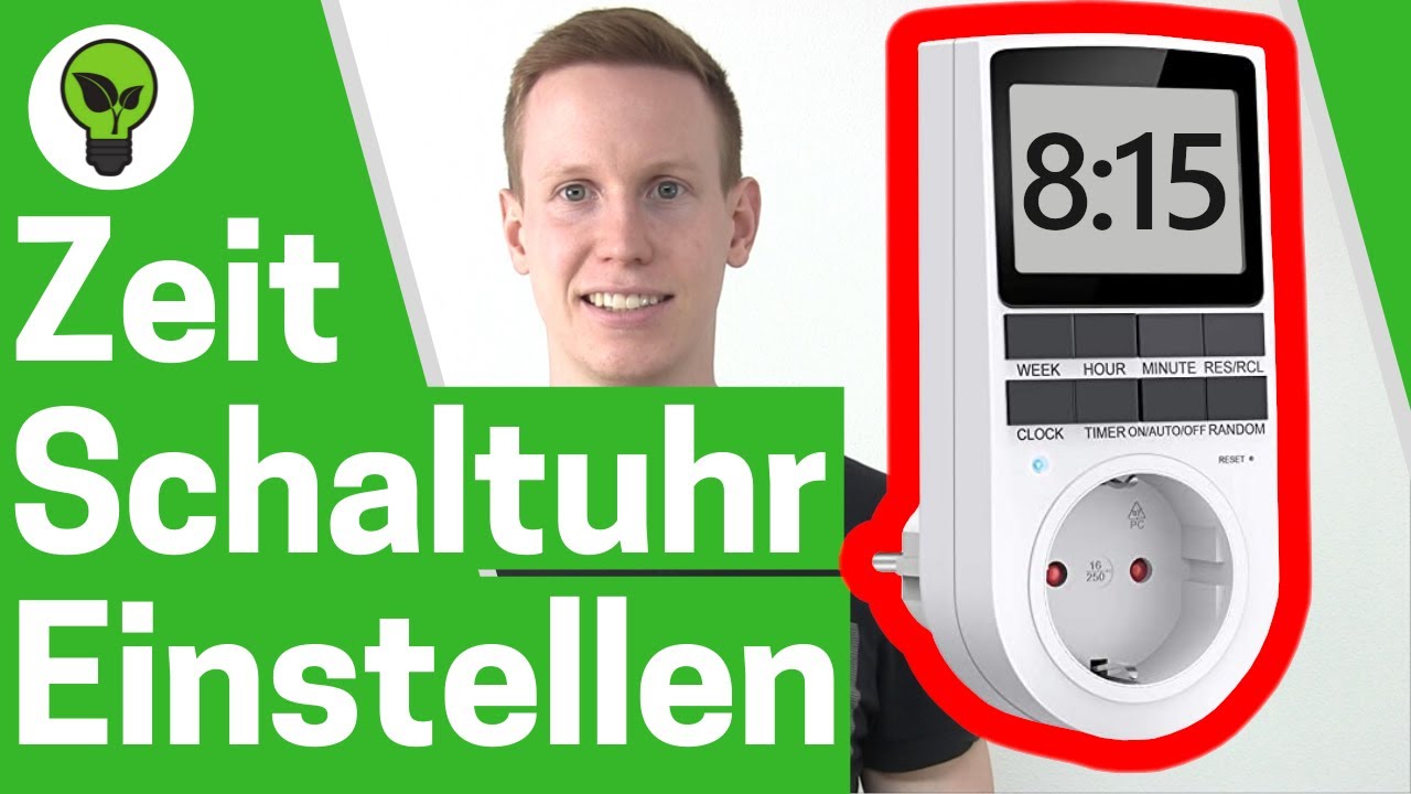 Digitale Zeitschaltuhr Einstellen ✅ GENIALE ANLEITUNG: Wie Digital Timer f&uuml;r Steckdose Anschlie&szlig;en?