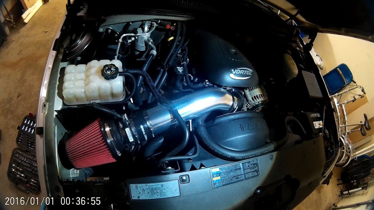 Spectre Cold Air Intake Detailed Install 2004 Chevrolet Silverado V8 5.3 L Engine