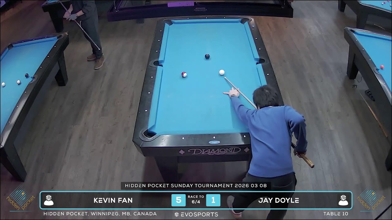 KEVIN FAN vs JAY DOYLE - HIDDEN POCKET - TABLE 10 | EvoSports