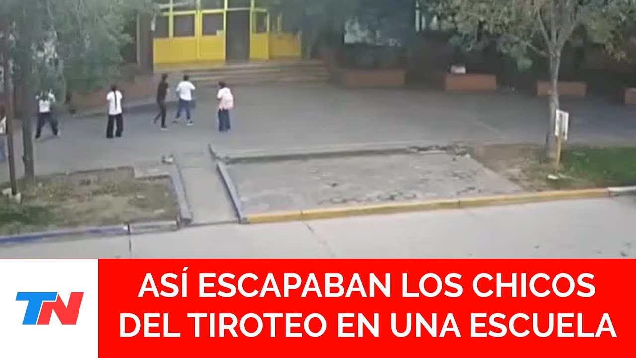 HORROR EN SANTA FE: As&iacute; escapaban los alumnos de la escuela donde mataron al chico de 13 a&ntilde;os