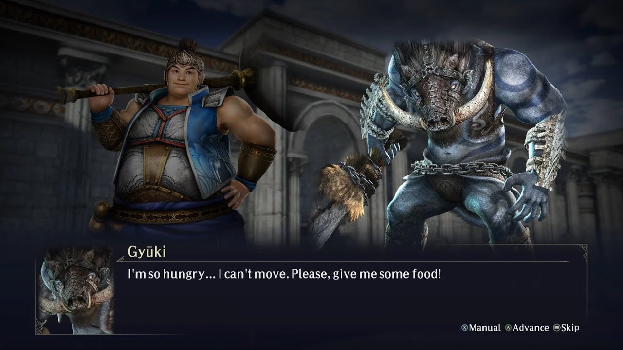 Warriors Orochi 4 - Camp Lines -  Xu Zhu