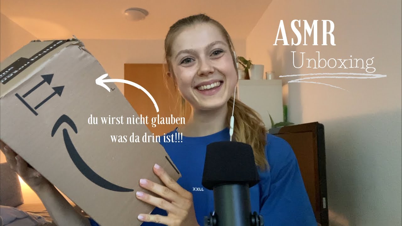 ASMR Wishlist Unboxing mit mega Überraschung 💓🥺 thank u - whispering ramble (german) 