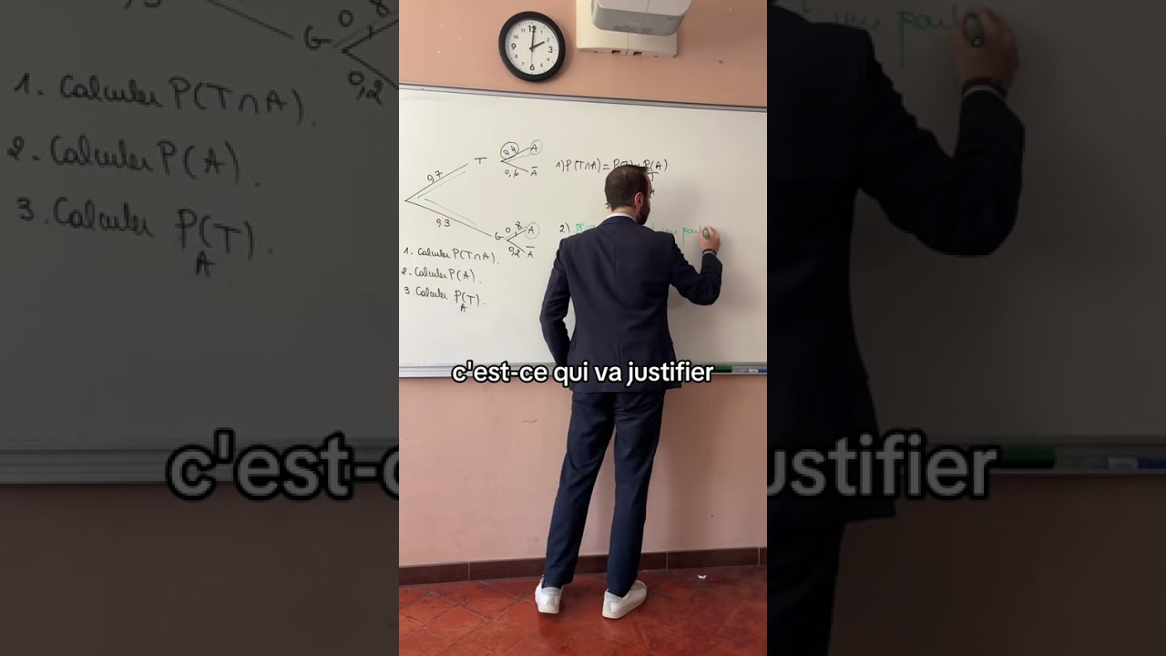 Mes élèves de seconde sur un exo du BAC ! Bravo les loulous je suis fier de vous ❤️ (version longue)