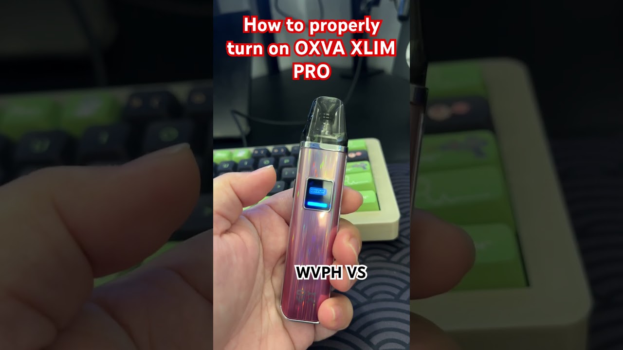 How to turn on OXVA XLIM PRO