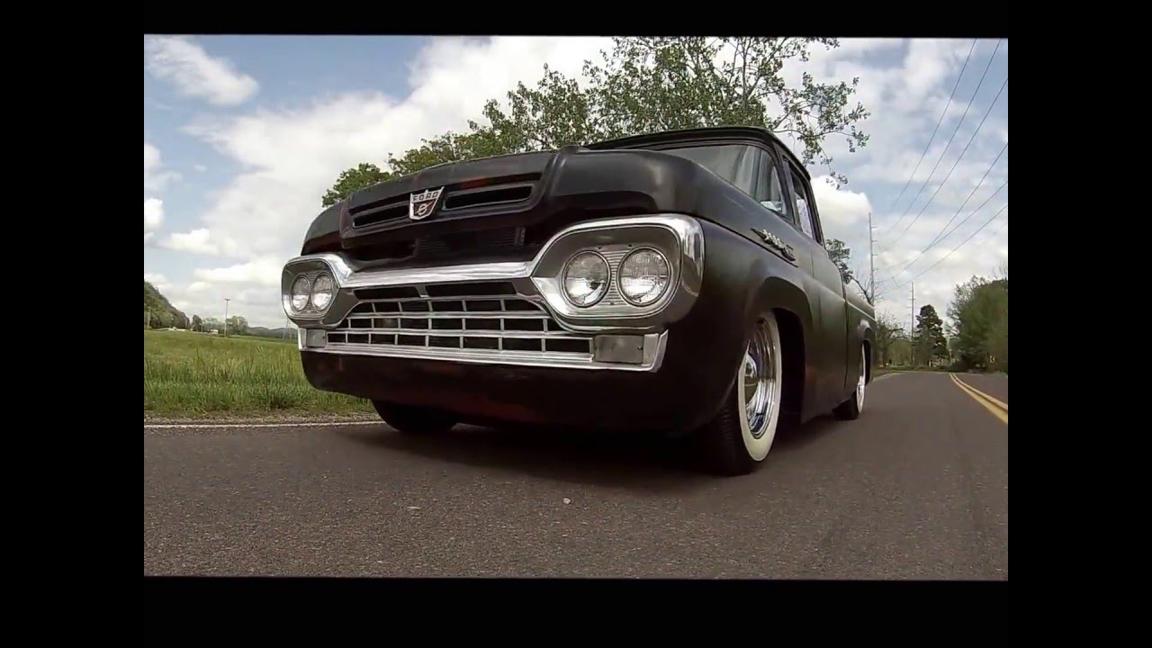 1960 Ford F100 Hot Rod Rat Rod Restomod Slamed Truck -Knuckle Duster-