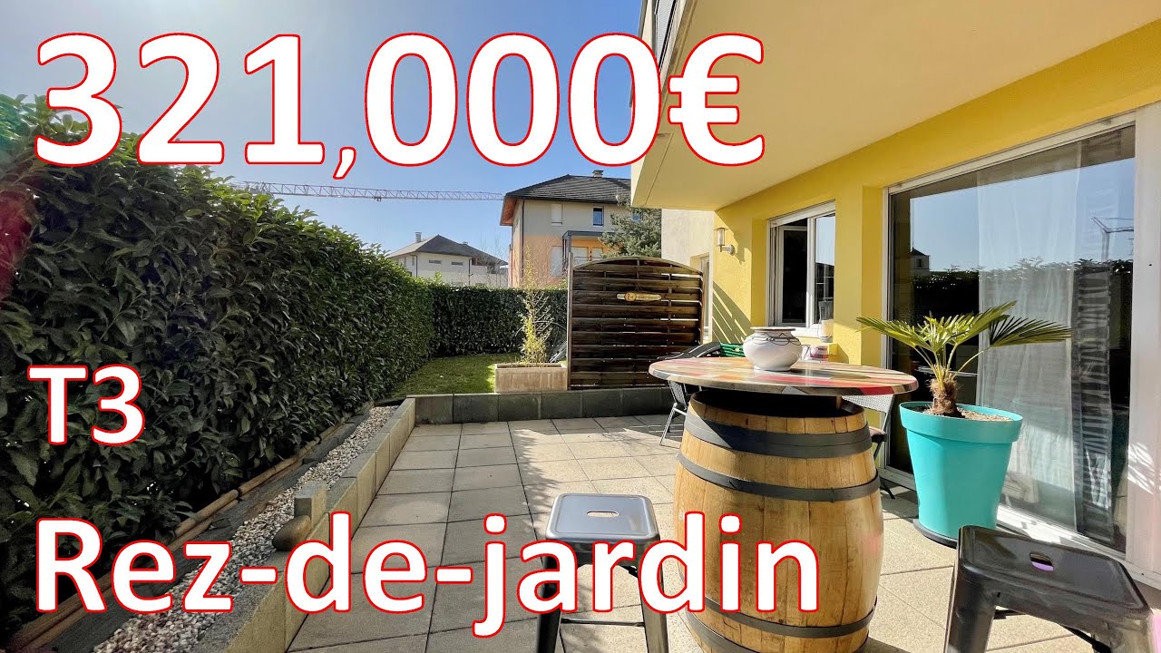T3 rez-de-jardin à vendre à Epagny *321.000€*