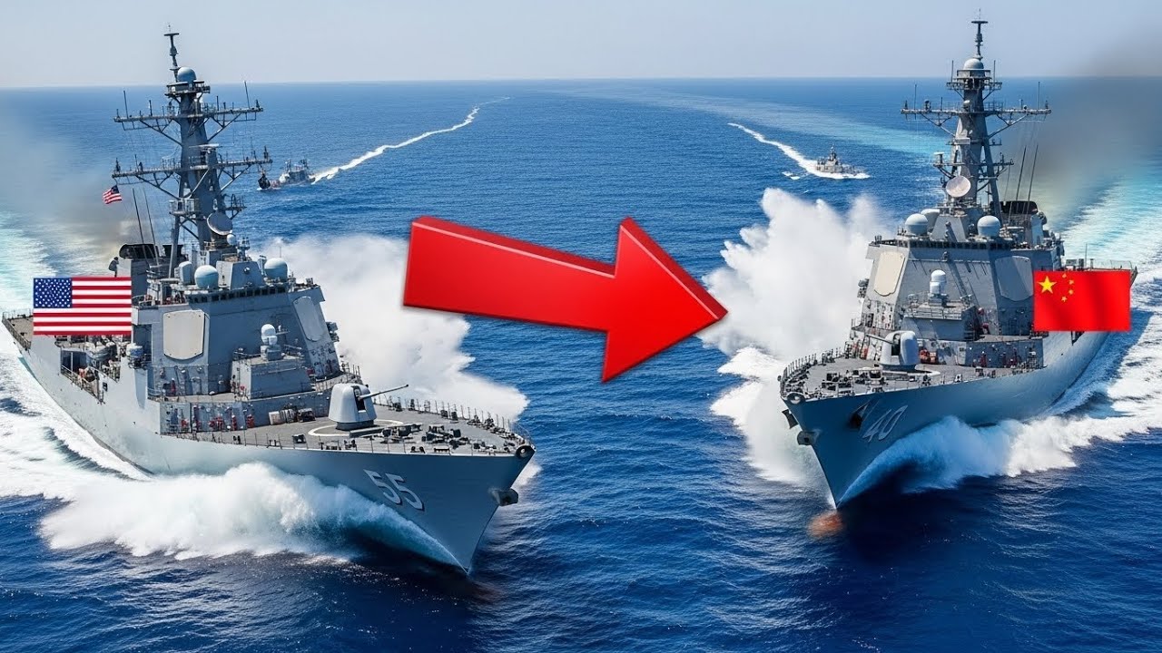 Chinese Warship MOVED In on a US Navy Destroyer — Then THIS Happened…