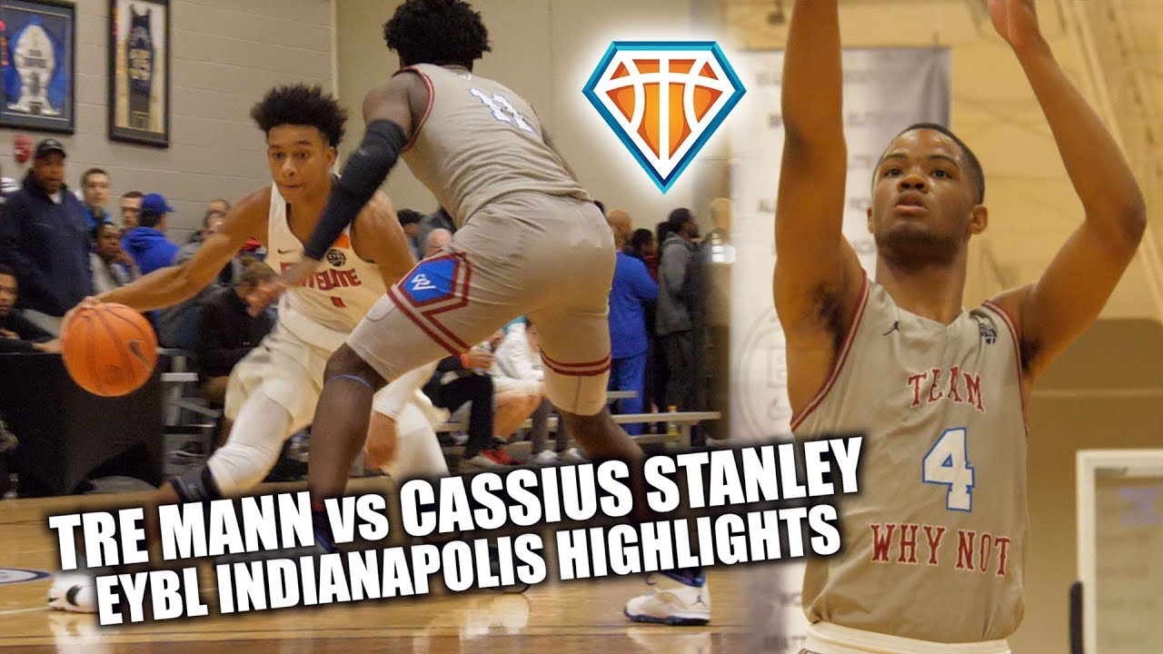 TRE MANN vs CASSIUS STANLEY!! | EYBL Indy Matchup Between E1T1 & Team WHYNOT
