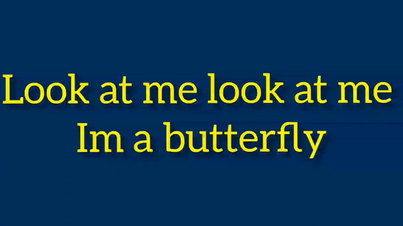 Look at me look at me i am a butterfly | Rhyme with lyrics | Kids Club