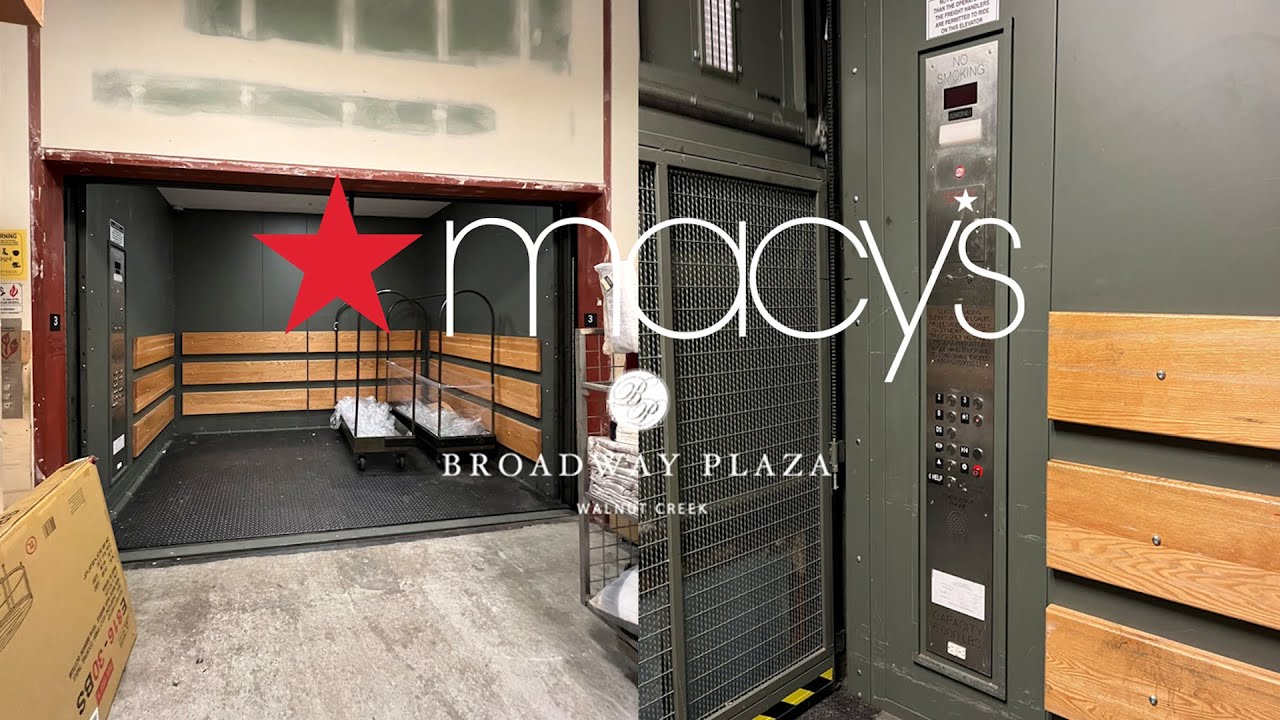 Schindler Hydraulic Freight Elevator - Macy's, Broadway Plaza - Walnut Creek, CA