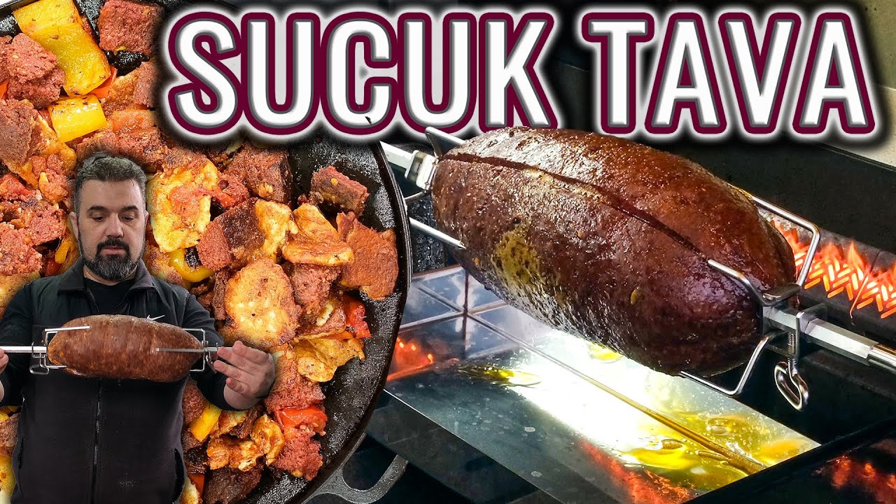 ÖNCE ÇEVİRDİM, SONRA DEVİRDİM !! (Mangalda Sucuk Tava) (Mangalda Sucuk Çevirme)