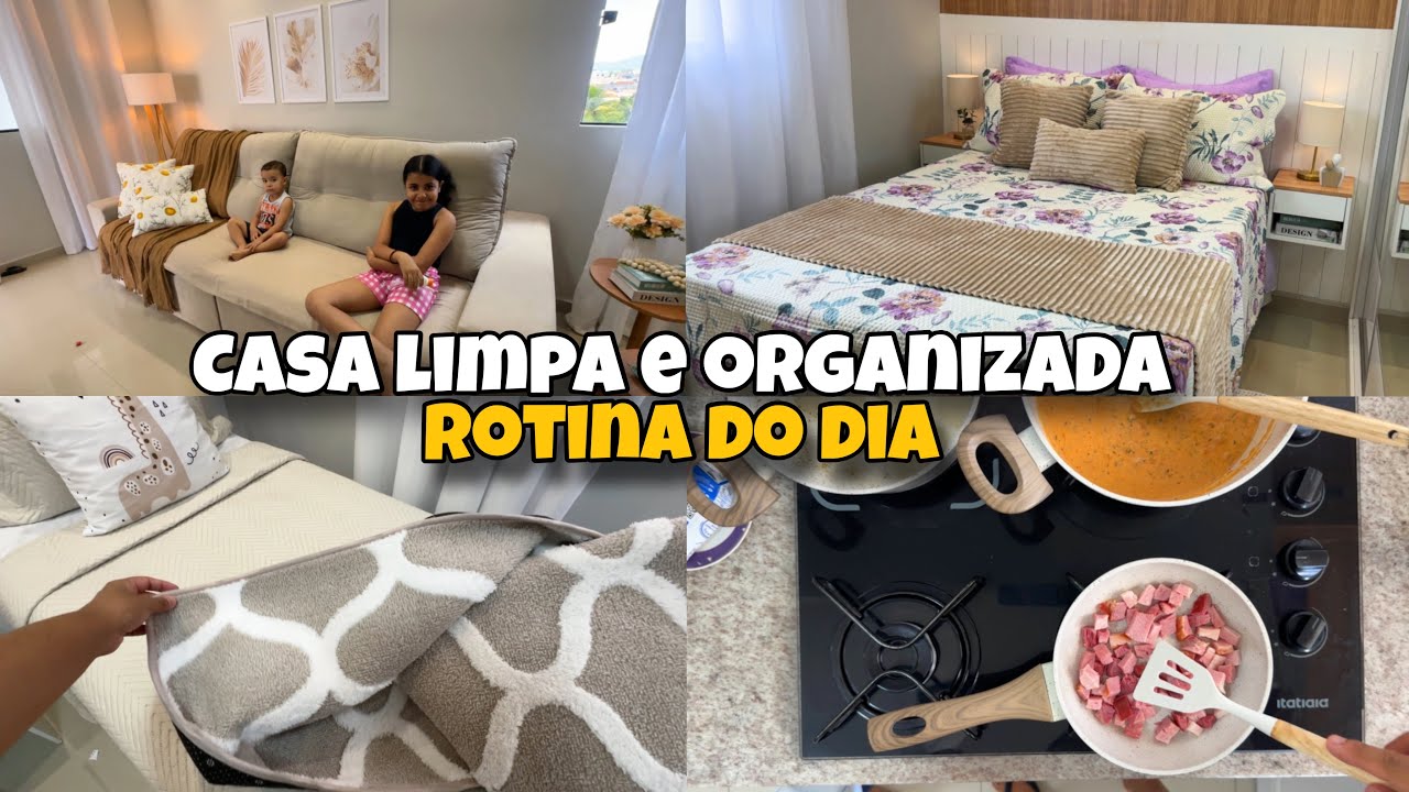 COLOCANDO A CASA TODA EM ORDEM ✨MACARRÃO COM SARDINHA | ROTINA CUIDANDO DA CASA 