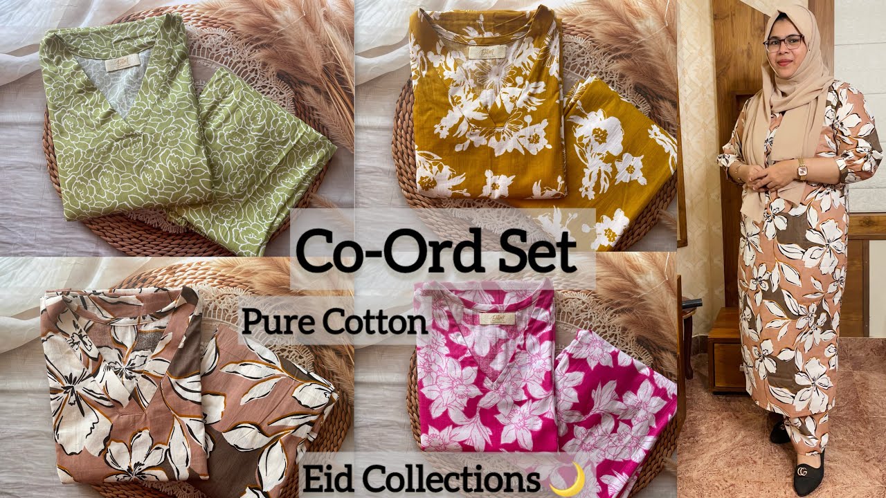 📍co-Ord set / pure cotton co ord set/#affordable price #fashion #meeshodress #eidcollection 