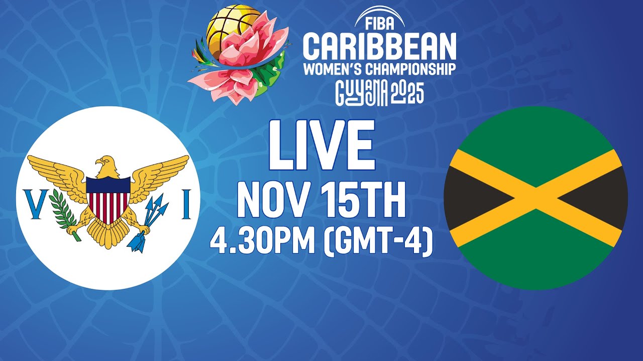 Group Phase | Virgin Islands v Jamaica | Full Basketball Game | FIBA CBC Women's Championship 2025