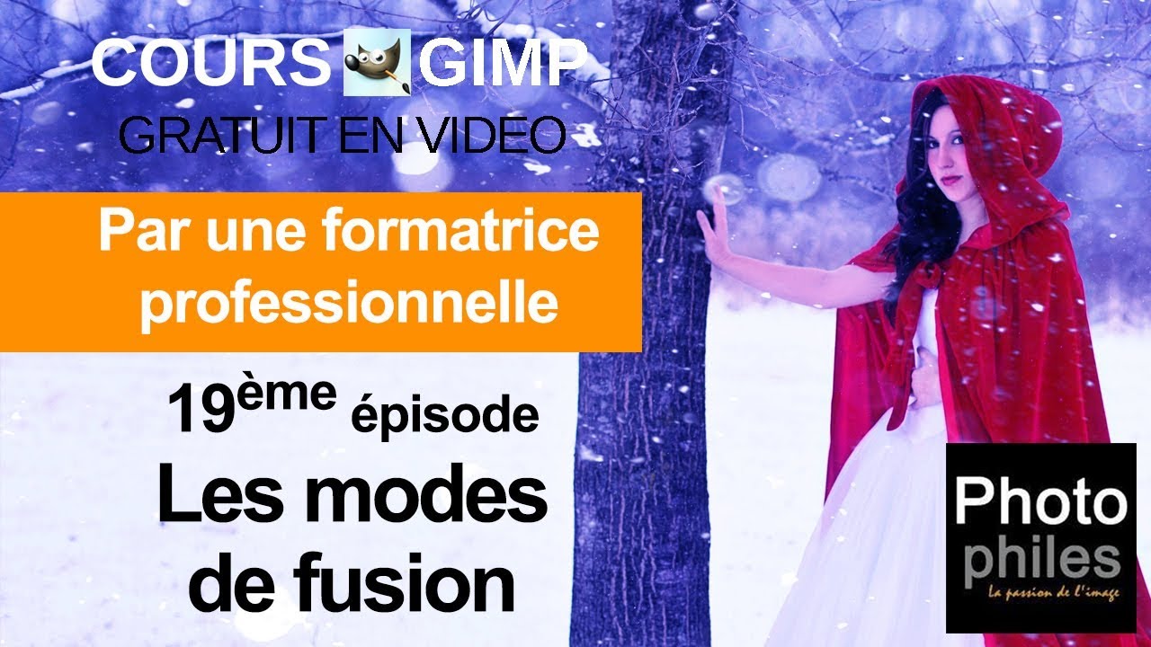 N°19 Cours GIMP : Modes de fusion des calques