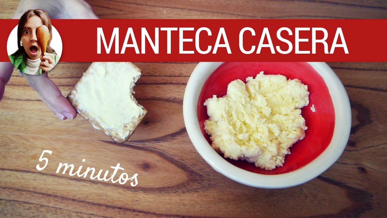 C&oacute;mo hacer manteca casera / C&oacute;mo hacer mantequilla - Paulina Cocina