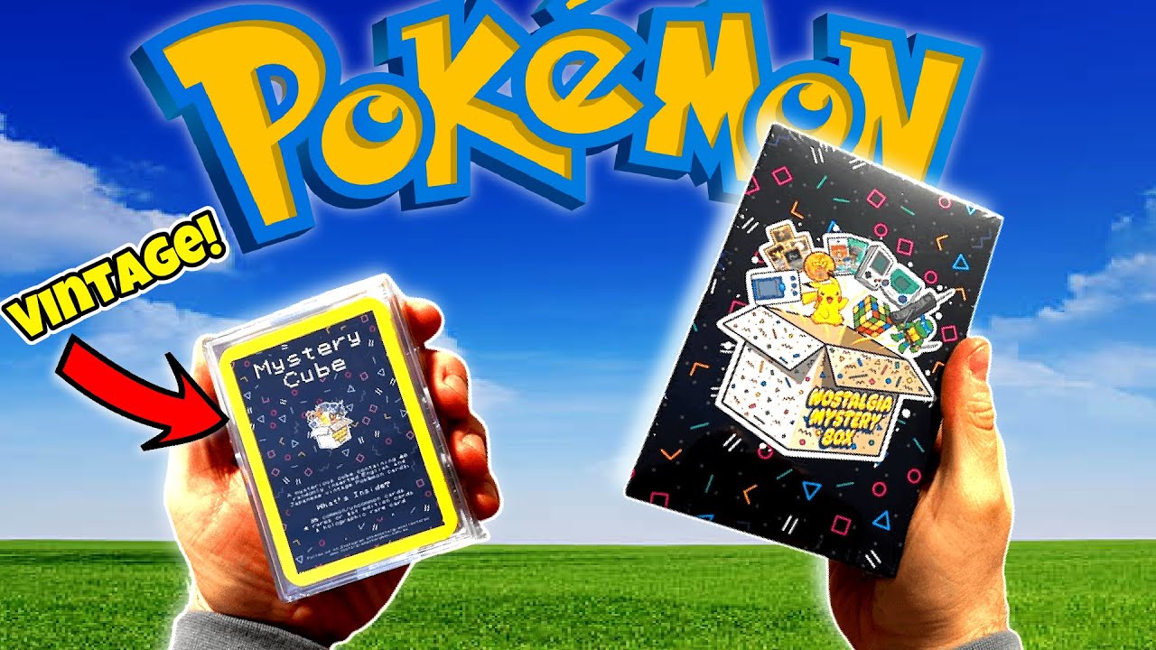Opening My FIRST Ever Pokémon Mystery Box! (nostalgia mystery box)
