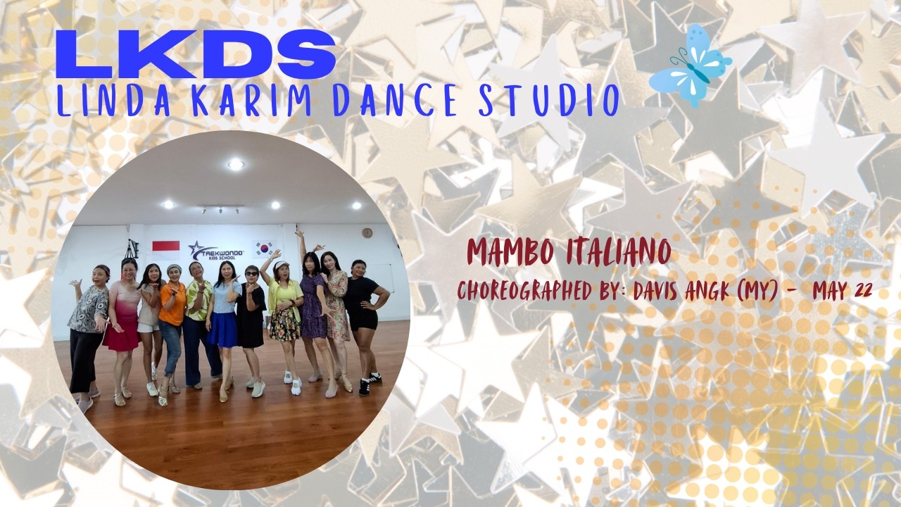 MAMBO ITALIANO LINE DANCE | Choreo : David Ang (MY) - May 22
