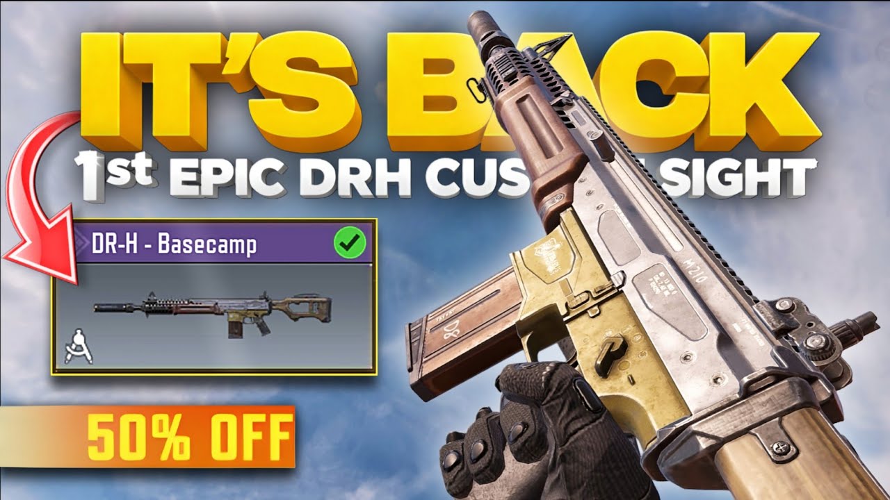 The First Epic DRH Custom Sight Is Back - DRH Basecamp #codm 