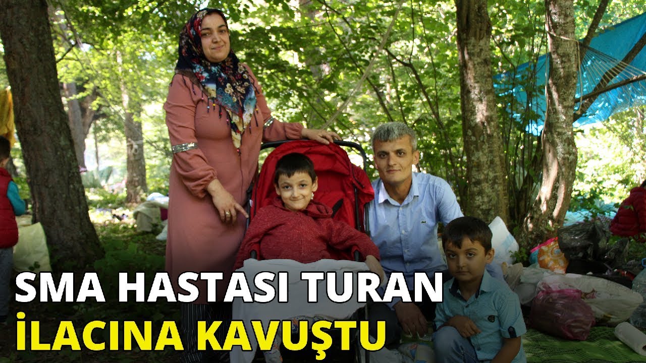 SMA hastası Turan Ege ilacına kavuştu