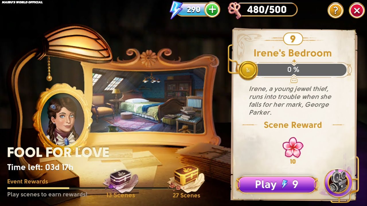 June's Journey Secrets 24R Scene 9 Irene's Bedroom Silhouette Mode 4K ULTRA HD