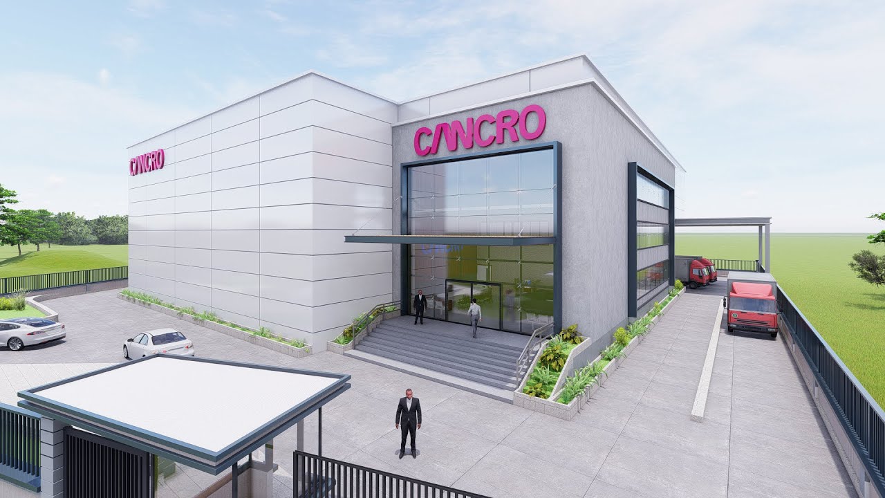 Architectural Design Impression : Factory - Cancro deuterium depleted drinks plant Mumbai.