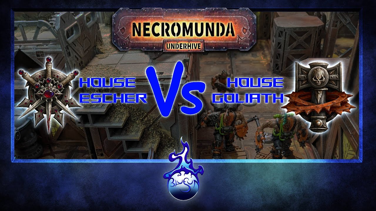 Necromunda battle report Escher vs Goliath - Underhive Games episode 1