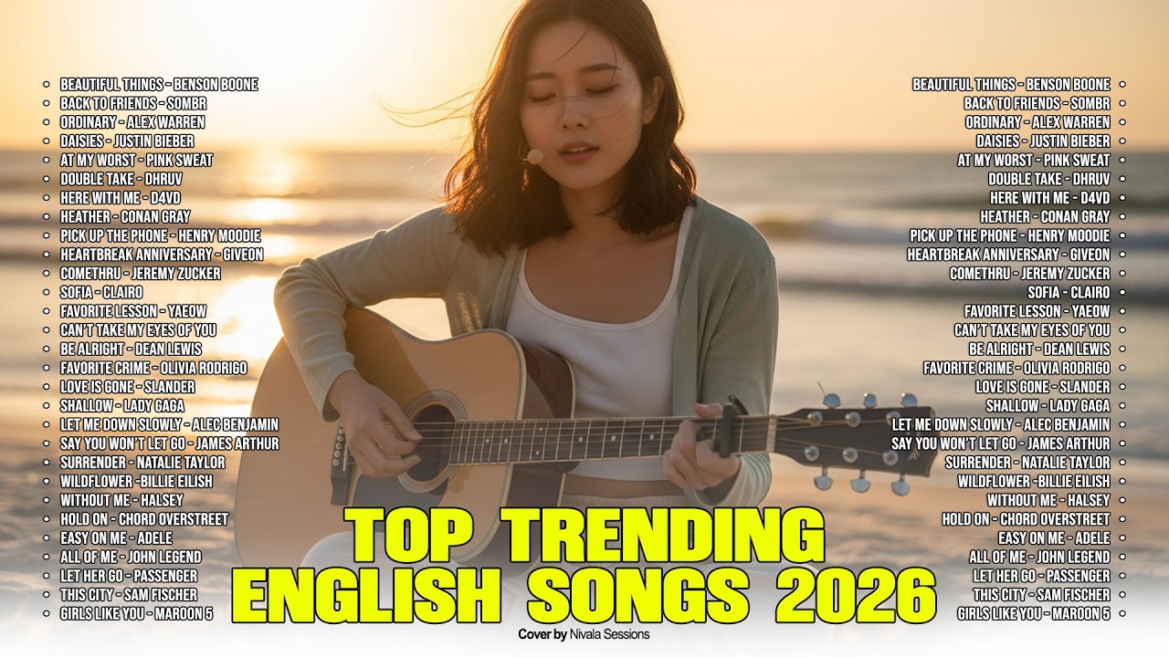 💚Top Trending English Songs 2026 || Best Music Spotify Trending -- Top English Songs 2026