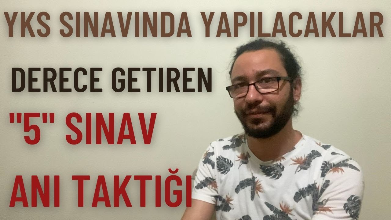 SINAV ANINDA UYGULAMAN GEREKEN 5 ALTIN KURAL !!!