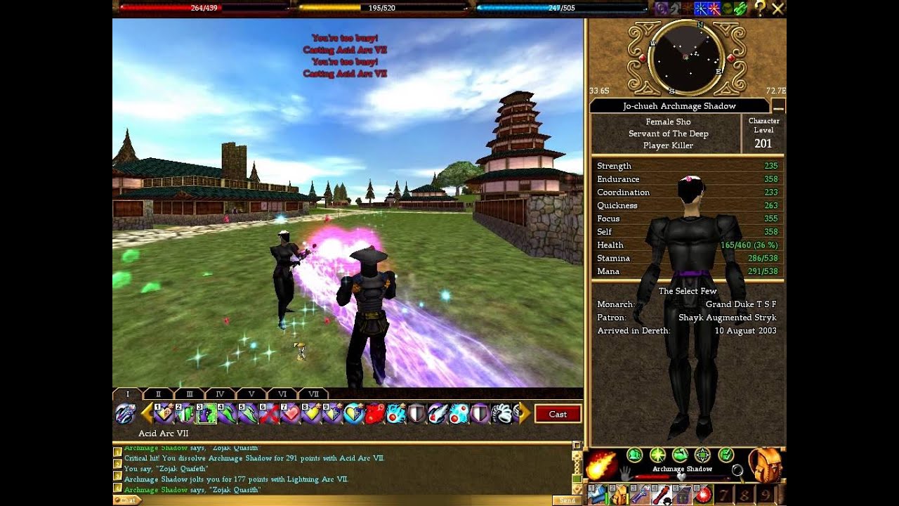 Burning - Asheron's Call Darktide PvP