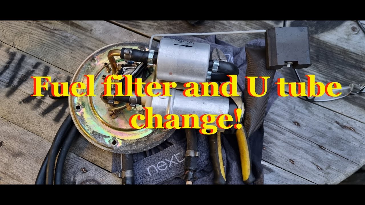 Fuel filter and Fuel pump service. BMW R1150GS.