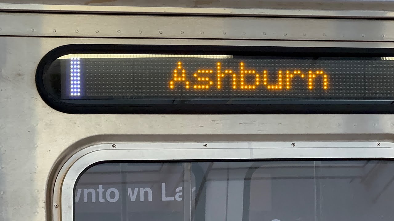 WMATA Subway: Kawasaki 7k Series ⚪️Silver Line⚪️ Train from Largo to Ashburn #3