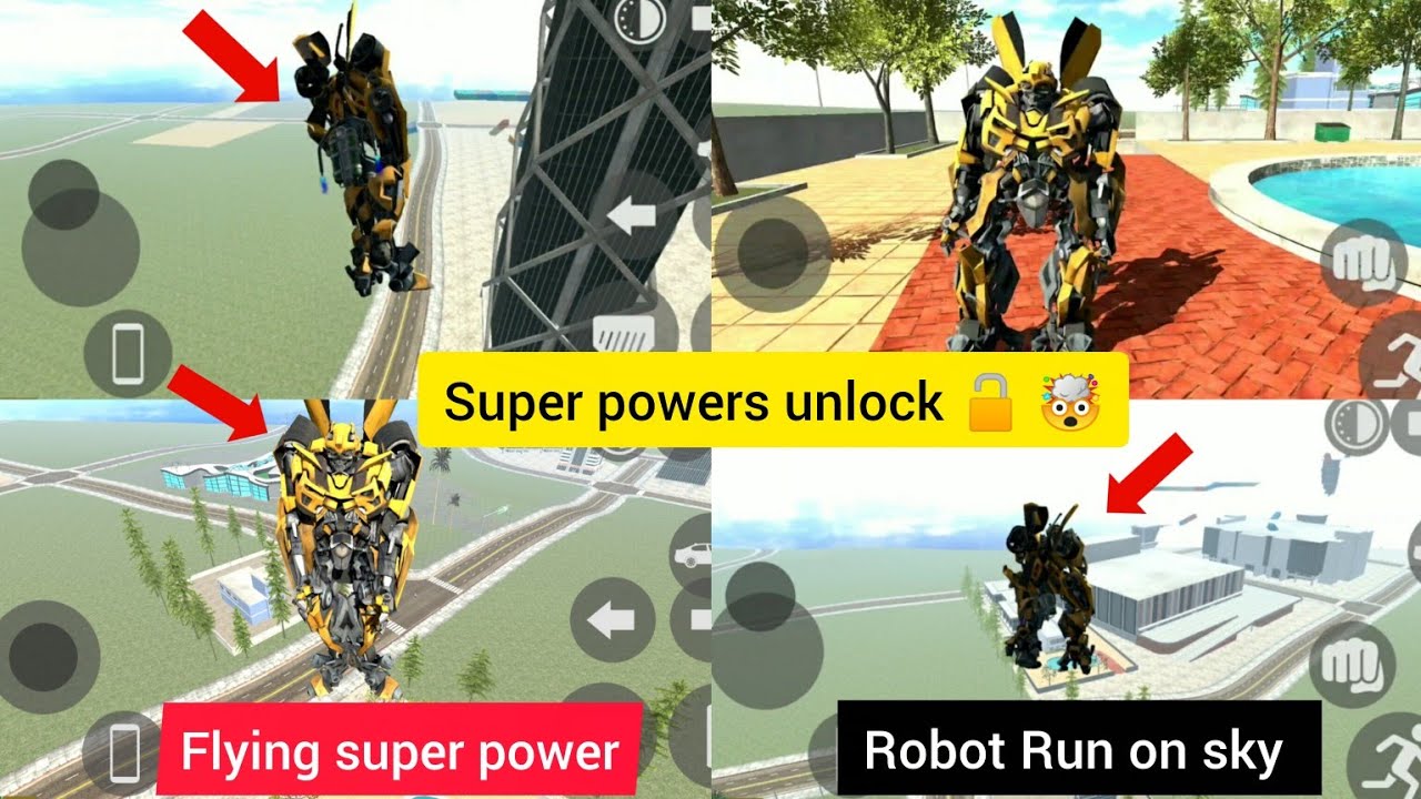New Transformer Robot Update Robot Super Powers unlock| Indian Bikes Driving 3D Gameplay