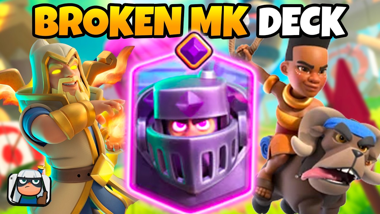 This Evo Megaknight Hero Wizard Ram Deck is NO SKILL...