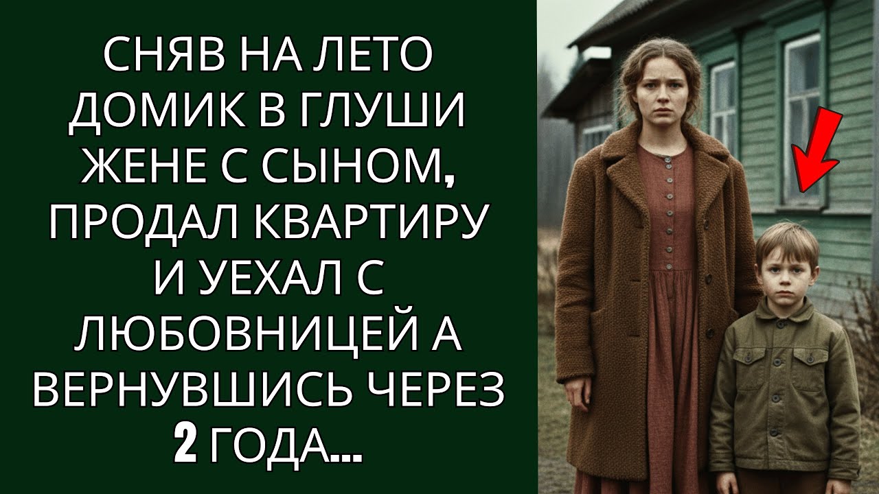 Он снял дом в глуши для семьи и продал квартиру, А потом случилось это