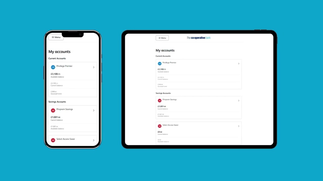 How to log in to your online banking and change security details | The Co-operative Bank
