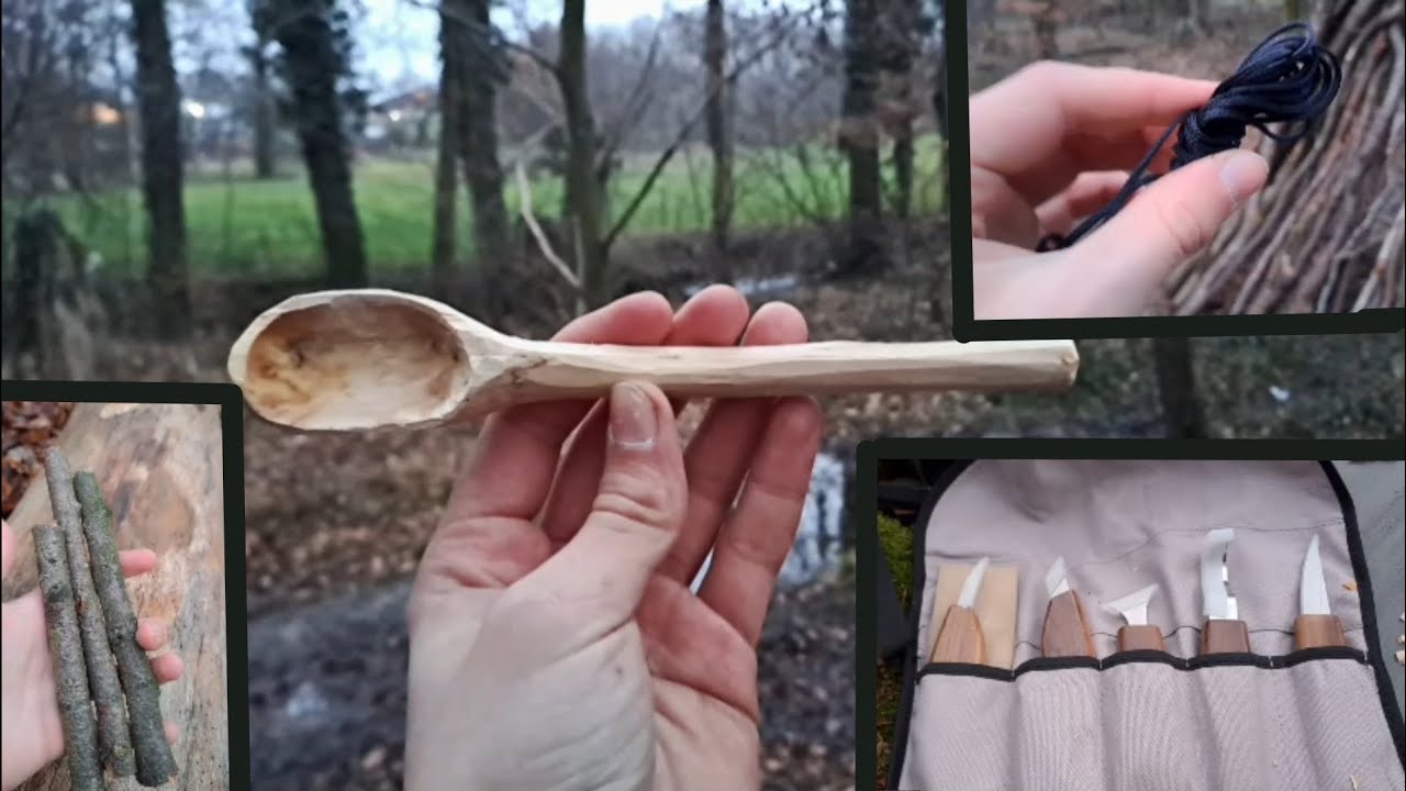 Wald Ausflug / Löffel schnitzen #bushcraft #wald #woodworking #schnitzen 