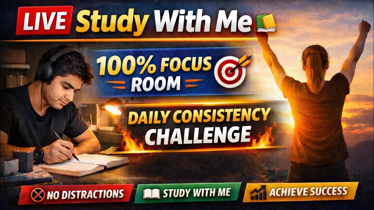 🔥 150 Days Discipline Challenge | 6 KM Walk + Study LIVE #live #trending #viral