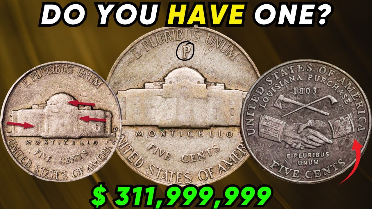 Top 5 Valuable Jefferson Nickels to Look For – Rare 5 Cent Coins Worth Big Money!