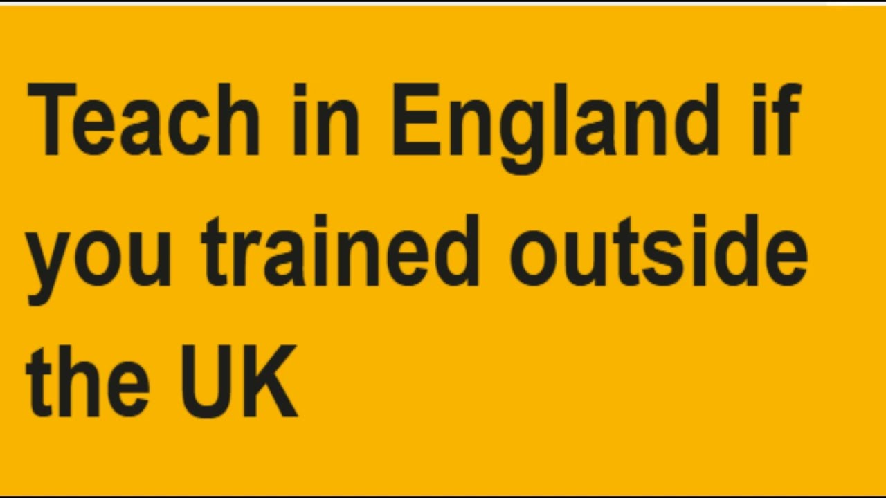 How to Migrate to UK as a Teacher