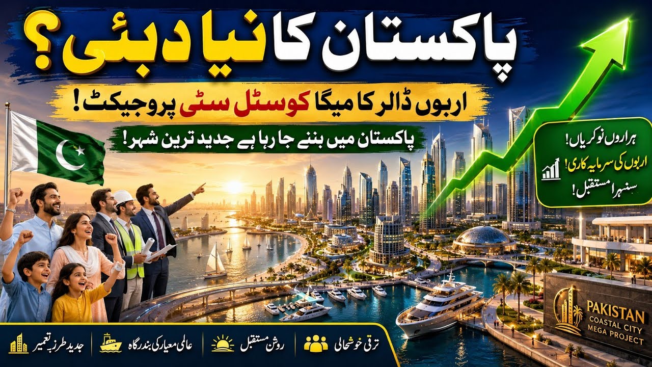 Largest Waterfront Project on Pakistan Sea Worth Billions of Dollars | Karachi Mega Waterfront City