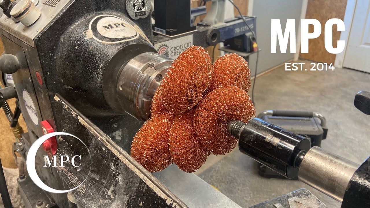What Happens When You Cast and Turn Metal Pot Scrubbers?