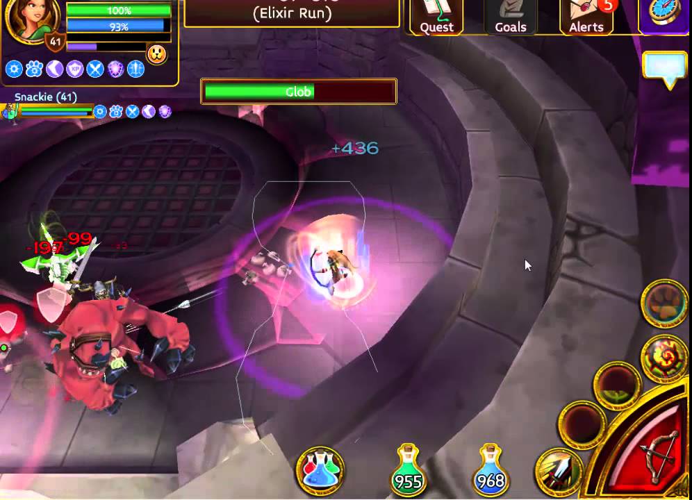Arcane Legends - Snackie & Ikkels - Shuyal Planar Arena (3) (with audio commentary)