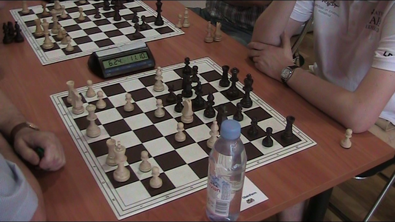 GM Evgeny Sveshnikov - GM Normunds Miezis, Rapid chess, Sicilian defence