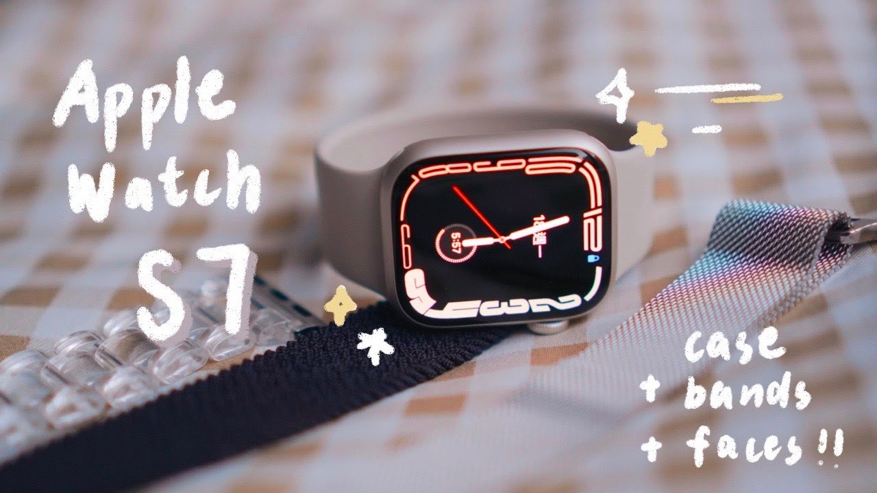 ✨Apple Watch series 7｜錶殼+錶面+錶帶綜合分享！⌚️星光色比預想中好看？不同錶帶的配搭效果