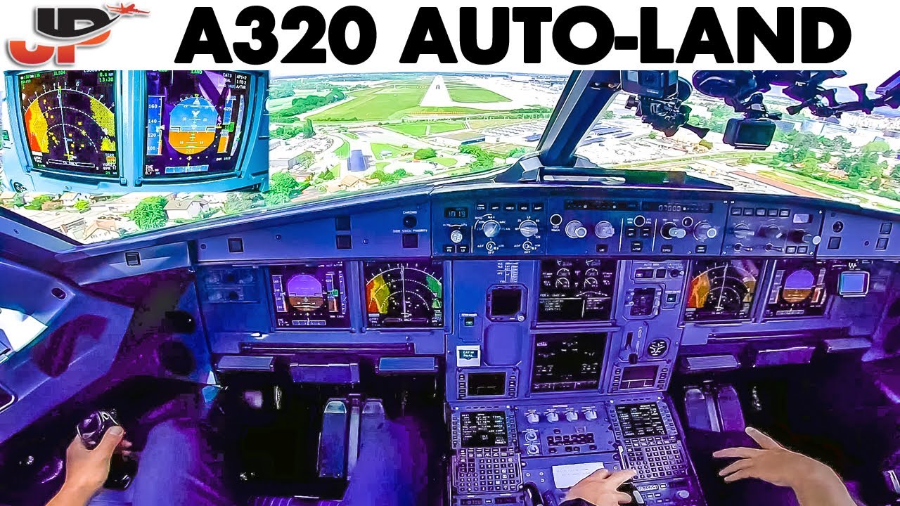 Practicing an AUTO-LAND in Geneva🇨🇭 | Aegean Airbus A320