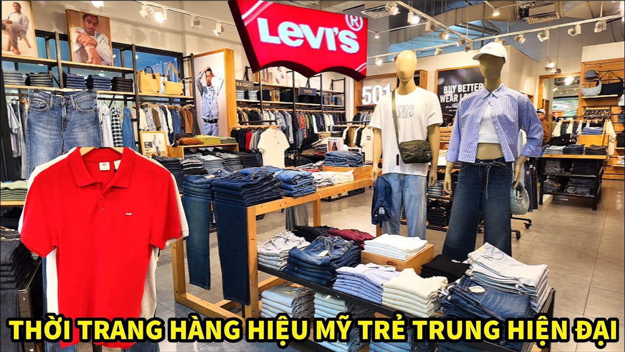 Levi’s ! THỜI TRANG HÀNG HIỆU MỸ Trẻ Trung Hiện Đại Tại Vạn Hạnh Mall || thisaigon