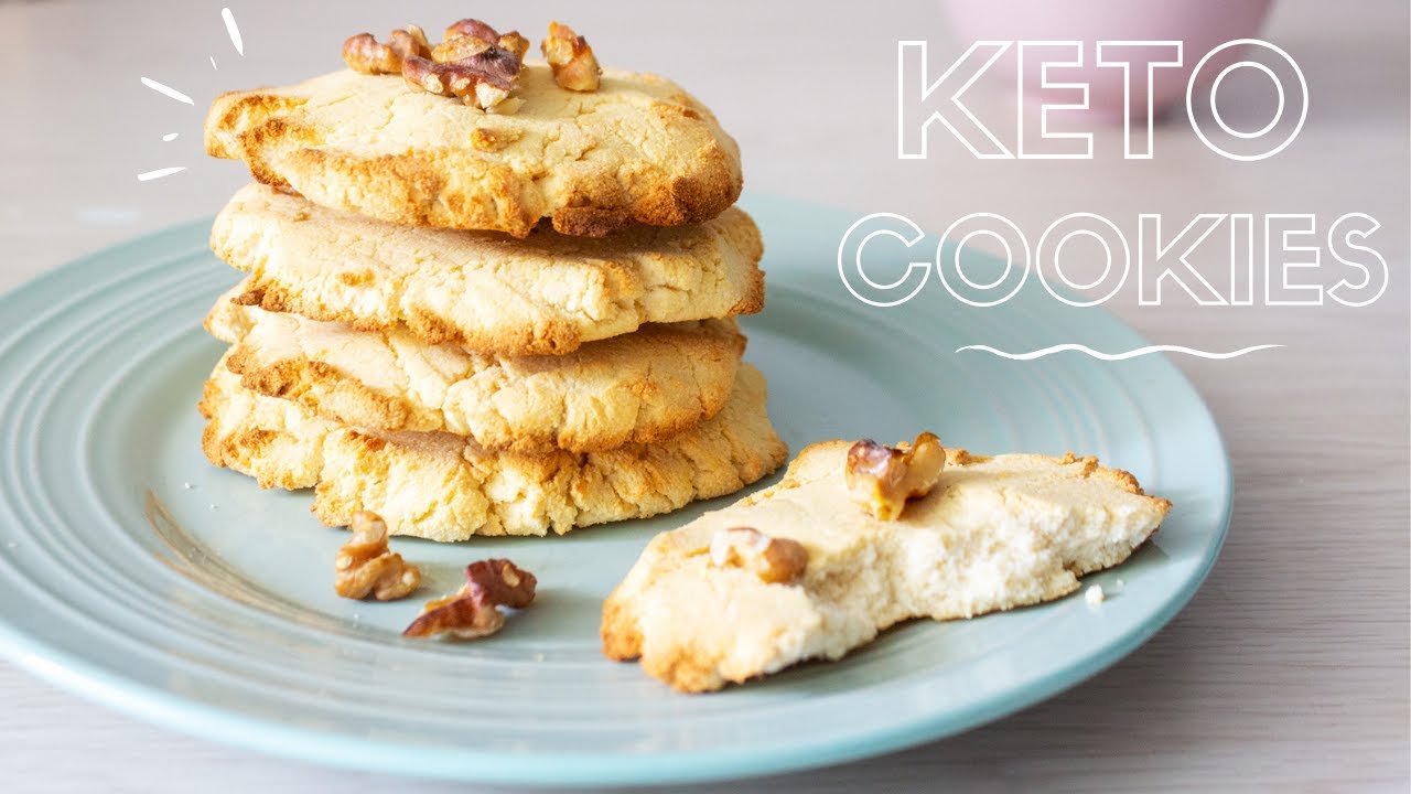 KETO COOKIES | Low Carb, Sugar Free, Gluten Free Dessert Recipe 💪 LCHF [ASMR]