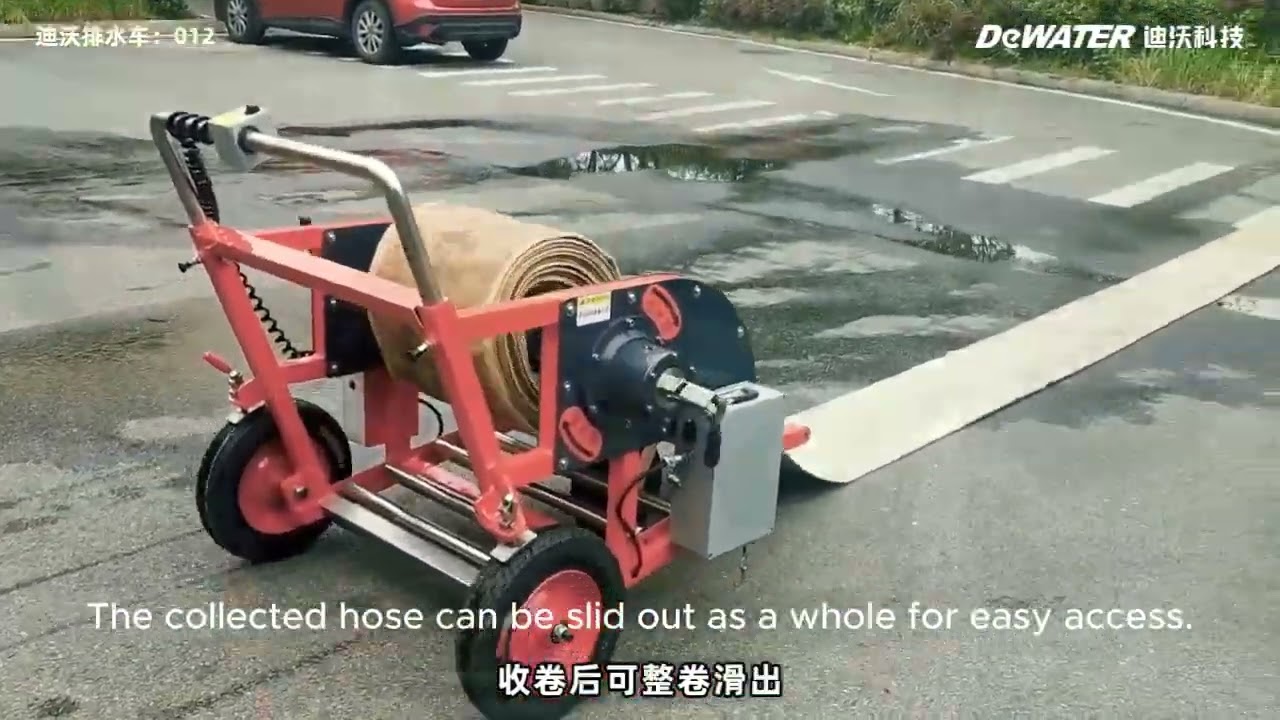 Dewater Hose Roller Trolley